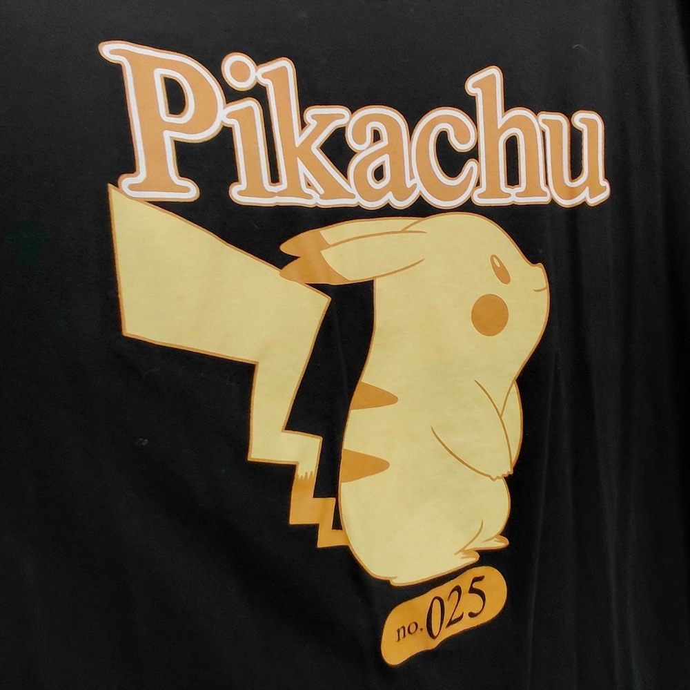 Torrid / Pokemon Black Short Sleeve Tee with Yellow Pikachu Graphic
